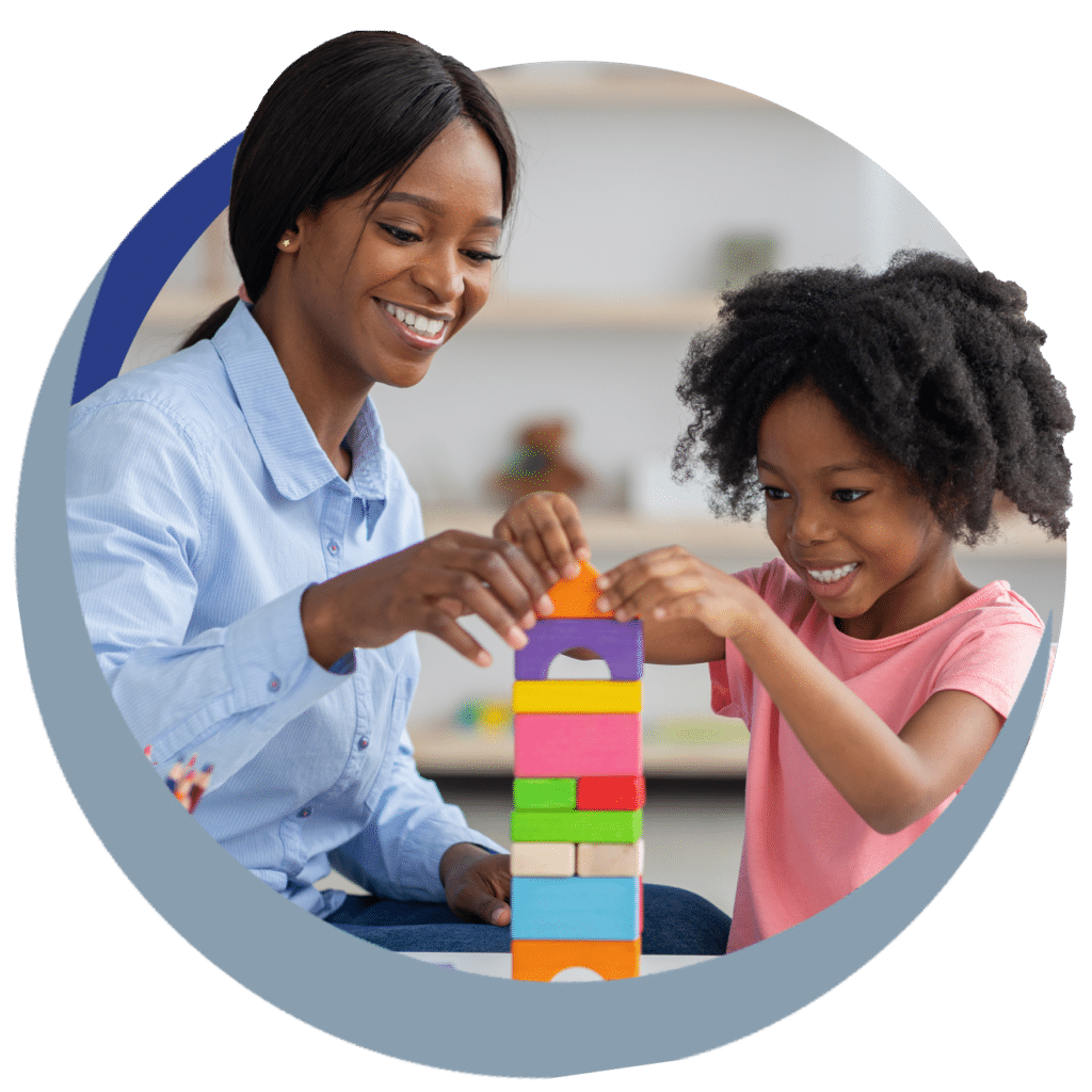 Therapeutic Directory - Why join The Therapy Connection - Therapy Connection Online - Online Therapist Community - Child Therapist Playing With Child